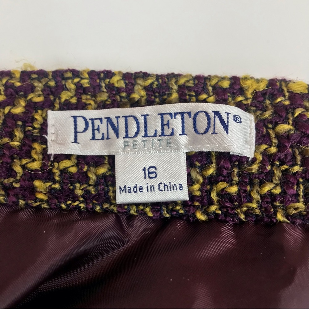 PENDLETON vintage 90’s Petrie wool blend skirt - Picture 11 of 15